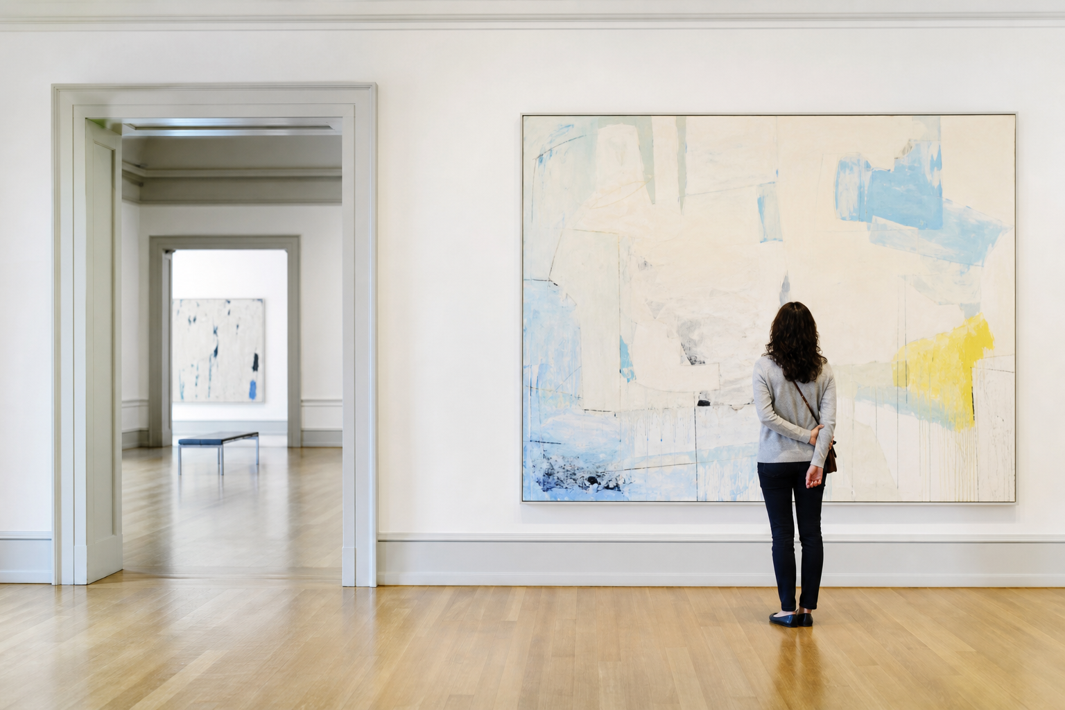 Abstracte kunstzinnige compositie die past bij van wie was dit kunstwerk? zo lees je een herkomstregel met gaten